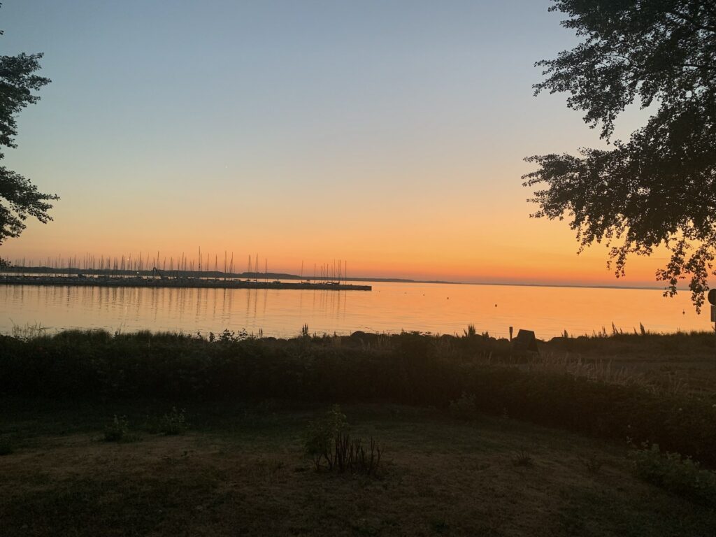 Sonnenuntergang in Wackerballig