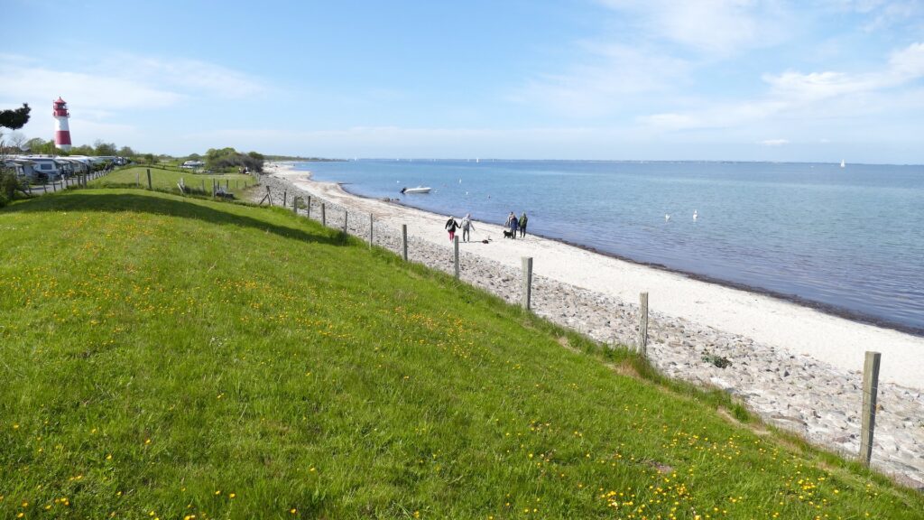 Strand in Falshöft
